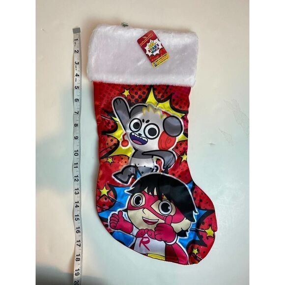 NWT Ryan's World Christmas Stocking - Kurt S. Adler - Picture 2 of 5